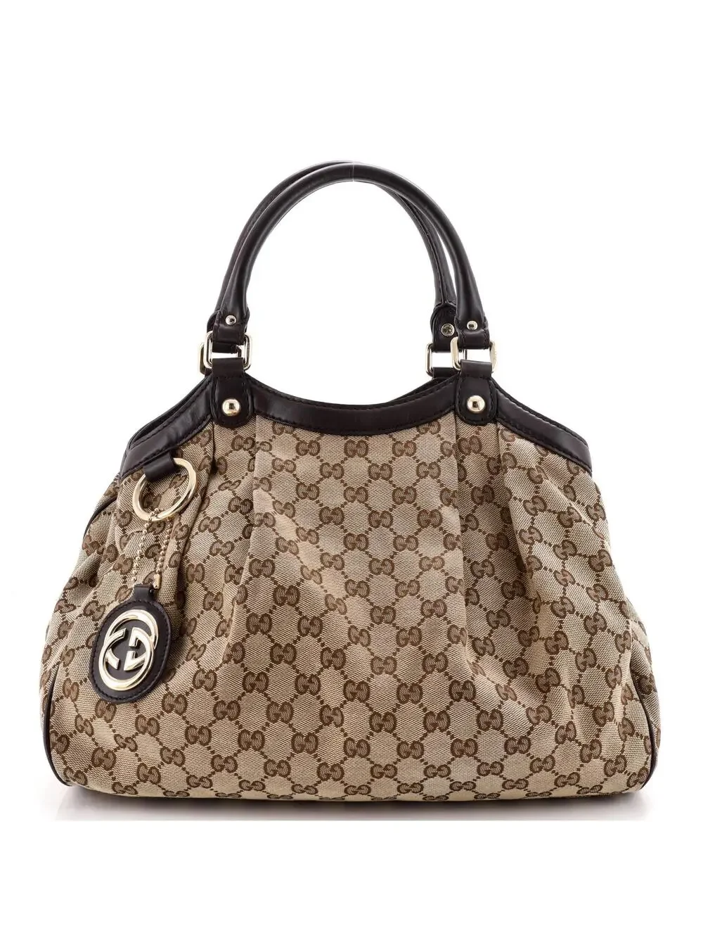 Gucci Sukey Tote Gg Canvas With Leather #333739G10B